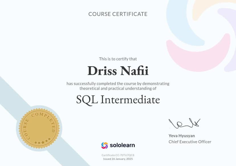 SQL Intermediate